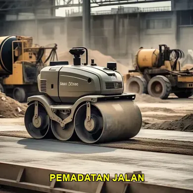 Pemadatan Jalan Menuju Wisata Hutan Pinus Mangunan dengan Vibro Roller